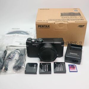 24) PENTAX MX-1 コンパクトデジタルカメラ クラシックブラック 元箱付き 