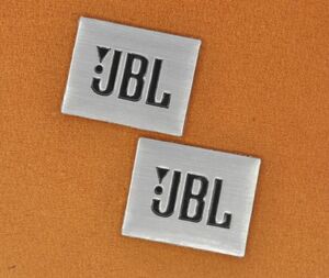 ★ JBL スピーカーロゴ プレート エンブレム ステッカー2枚 B ★