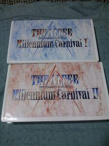 即決 VHSビデオ THE ALFEE(アルフィー)18th Summer A.D.1999 Millennium Carnival ビデオパンフレットⅠⅡセット　