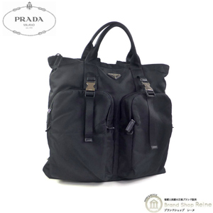 プラダ （PRADA） ナイロン テスート モンタナ MONTAGN 2way トート バックパック リュック バッグ 2VG053 NERO（中古）