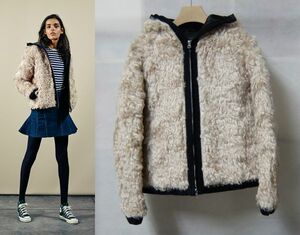 THE SHINZONE ザ シンゾーン FAKE FUR BLOUSON モヘヤ ファー フード ブルゾン ジャケット34