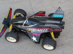 10102 ラジコン JET BLACKSTER TAIYO R/C ジャンク 動作保障なし 長さ26cm 高11cm 幅15cm 60サイズ 0601