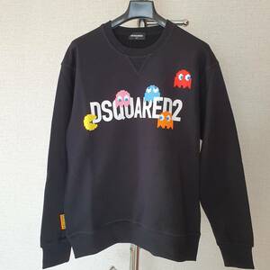 【新品・未使用】DSQUARED2 KIDS x Pac-man スウェットシャツ　ブラック　14Y　DQ2248D003G