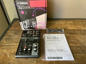 YAMAHA オーディオインターフェース AG03Mk2 未使用品