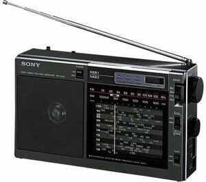 SONY TV（1ch-3ch）/FM/AM/ラジオNIKKEIポータブルラジオザ・感度。エクス (中古品)