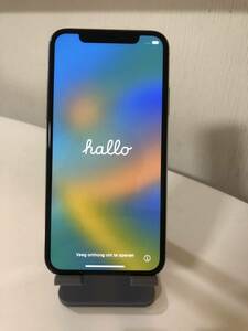 100円〜 iPhone X 64GB シルバー Apple AU UQモバイル　バッテリー86% 交換品 