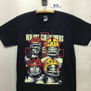 新品 レッドホットチリペッパーズ　 Tシャツ XLサイズ アメフト　ロックバンド　レッチリ 半袖