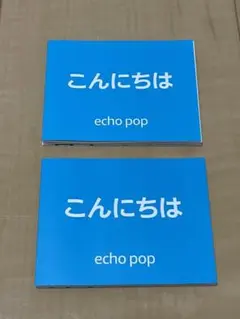 【説明書のみ】2枚セット　Echo Pop エコーポップ　スマートスピーカー