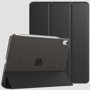 送料無料★TiMOVO iPad Air5/air4 ケース 10.9インチ PUレーザー 三つ折り スタンド(ブラック)