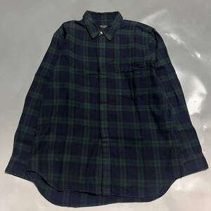 AD2004 COMME des GARCONS HOMME PLUS ギャルソン オム プリュス ブラックウォッチ柄 長袖シャツ