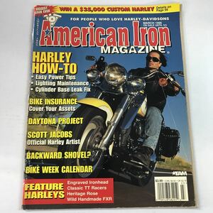 【中古本】ヴィンテージ American Iron MAGAZINE アメリカンアイアンMARCH 1996 HARLEY-DAVIDSON ハーレーダビッドソン 洋書