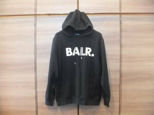 ★ BALR.（ボーラー）　フーディー　パーカー　裏起毛　黒　L ★