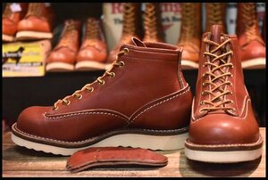 【6.5D 良品 旧ロゴ 97年】WESCO ウエスコ カスタムジョブマスターLTT レッドウッド 赤茶 ビブラム1010シングル 編み上げ ブーツ HOPESMORE