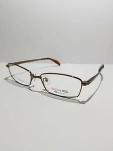 未使用 眼鏡 メガネフレーム SupSay 31002 2 チタン 薄型フレーム オシャレ シンプル フルリム スクエア メンズ レディース 55口17-135 O-1