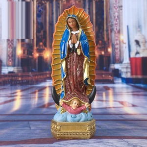 新作 新入荷 グアダルーペ 聖母像 置物 カトリック 彫刻 宗教 装飾 工芸品 信仰 メキシコ 華やか 仏像 ギフト プレゼント