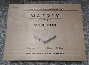 【新同品】BRAX Matrix MX4 PRO Black サイン入り