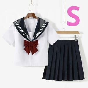 【複数割引中】ハロウィン Sサイズ　新品　半袖　制服　高校　レディース W/W