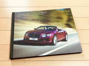 ◆◆◆【送料無料】BENTLEY ベントレー コンチネンタル GT◆◆超厚口カタログ（豪華ハードカバー） 2013年発行◆◆◆