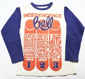 Bootleggers (ブートレガーズ) 8分袖ロックTシャツ “Independence Ball” size YOUTH M / フリーホイーラーズ