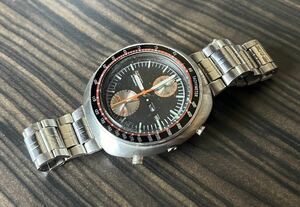 SEIKO セイコー 6138-0012 ダブルクロノグラフ UFO/自動巻き 2ツ目クロノグラフ 龍頭なし ジャンク ヴィンテージ品