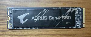【パッケージ付き・状態◎】GIGABYTE ギガバイト AORUS GP-AG41TB（M.2 PCI-Expressタイプ SSD 512GB）