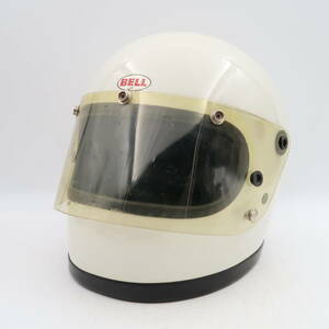 BELL STAR 3 57cm デッドストック新品 当時 1975 族ヘル シールド付き リペア可 初期 フルフェイス ビンテージ ヘルメット