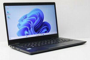 1円スタート ノートパソコン Windows11 東芝 dynabook G83 第8世代 Core i5 8250U SSD256GB メモリ8GB Windows10 カメラ 13.3インチ 薄型