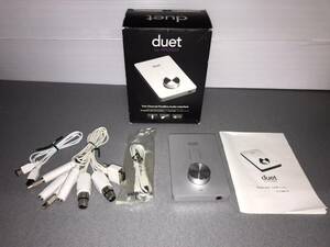 【管K563】duet by APOGEE two-Channel FireWire Audio Interface 　オーディオインターフェース　動作未確認　