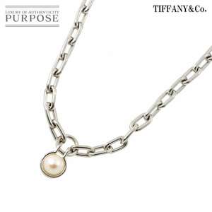 ティファニー TIFFANY&Co. ハードウェア フレッシュウォーターパール ロング ネックレス 79cm SV 925 真珠 Hardware Necklace 90222501