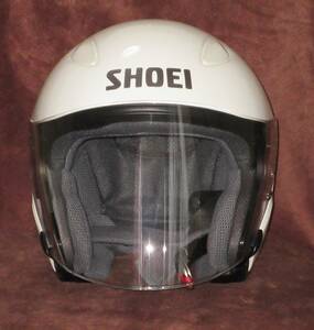 SHOEI J-Stream Mサイズ ホワイト ジェットヘルメット オープンフェイス