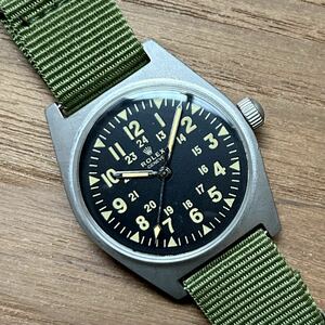 ロレックス ROLEX ミリタリー アンティーク 手巻き ジャンク ビンテージ ベトナム戦争 腕時計ミリタリーウォッチ 稼働品 機械式 軍用時計