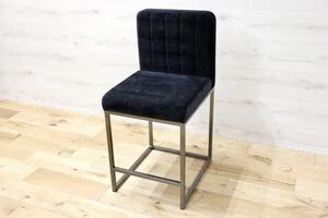 GMEN202B○Meridian Furniture カウンターチェア ハイチェア 椅子 モダン ミッドセンチュリー 参考定価3.6万 展示品