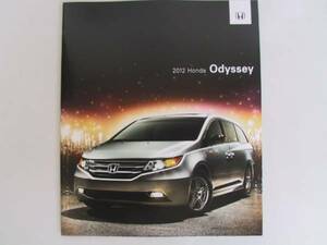 ホンダ　オデッセイ　ODYSSEY　2012-2014年モデルUSAカタログ