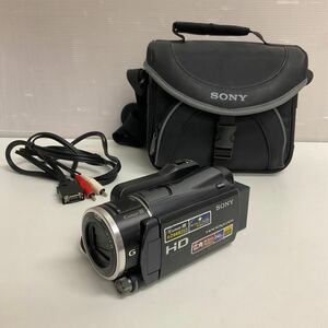 営YY528-60M SONY HANDYCAM ソニー ハンディカム デジタルビデオカメラ HDR-XR550V 2010年製 バッテリーあり 充電器無し通電動作未確認　