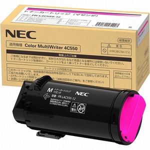 NEC PR-L4C550-12　マゼンタ 純正トナー