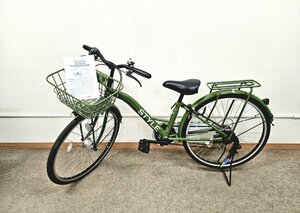 ★直接引き取り限定★ SCALAR STYLE 24インチ自転車 6段ギア LEDオートライト 子ども 子供 キッズ 買い物 近場にお出かけ