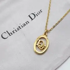 極美品✨　Dior　ネックレス　CD ロゴ　希少　ゴールド　50cm