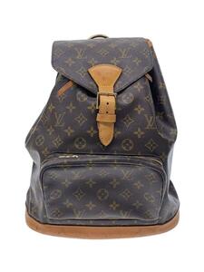 LOUIS VUITTON◆モンスリ_モノグラム・キャンバス_BRW/PVC/BRW