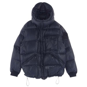 MONCLER モンクレール 21AW G209U1A00016 × FRAGMENT フラグメント ANTHEMYX アンテミクス ダウン ジャケット ネイビー系 2【中古】