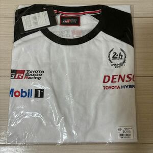 新品 未開封 WEC TOYOTA GR RACING トヨタ GAZOO レーシング ルマン24H ウイナーTシャツ デンソー サイズL カラーホワイト