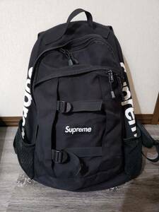 【中古】送料無料 Supreme Backpack 14ss パックパック リュック