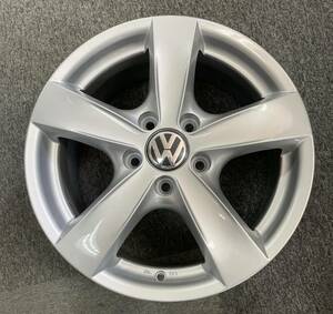  TARGA AGA 16×7J OFF53 5H/112 アルミホイール 展示品 1本 VWマーク付　　