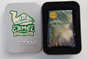  キャメル　Camel　ジッポー　ZIPPO　当選品　美品　未使用未開封品　オイルライター 　ライター 　ジッポ　非売品　即決オマケ付き Zippo