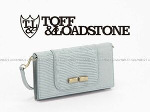 未使用４万《TOFF & LOADSTONE》長財布 ショルダー バッグ エリオポール トフ アンド ロードストーン 財布 ポシェット リザード 本革