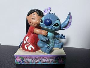 ディズニー リロ ＆ スティッチ ハグ フィギュア JIM SHORE enesco Disney Tradi