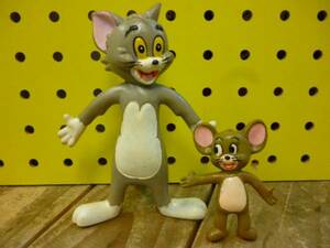 【TOM & JERRY★トムとジェリー】Bendy ベンディ 人形★ハンナバーベラ・Hanna-Barbera★Bendable US TOY★ヴィンテージ トイ★フィギュア