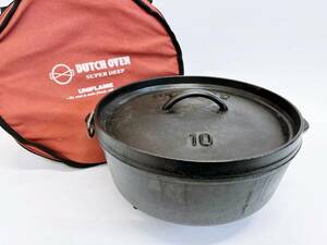 1 ダッチオーブン DUTCH OVEN LODGE10 10インチ キャンプオーブン アウトドア用品 アウトドア 料理 鍋 調理器具 鉄鍋 調理鍋