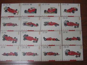 フェラーリF１ポストカード　７９から９１