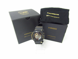 CASIO カシオ G-SHOCK GW-8230B FROGMAN 30th コラボモデル ソーラー デジタル 腕時計 箱・保存袋付 ☆AC23657