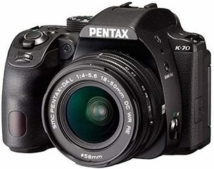 リコーイメージング PENTAX K-70(BK)18-50RE KIT デジタル一眼レフカメラ K(中古品)